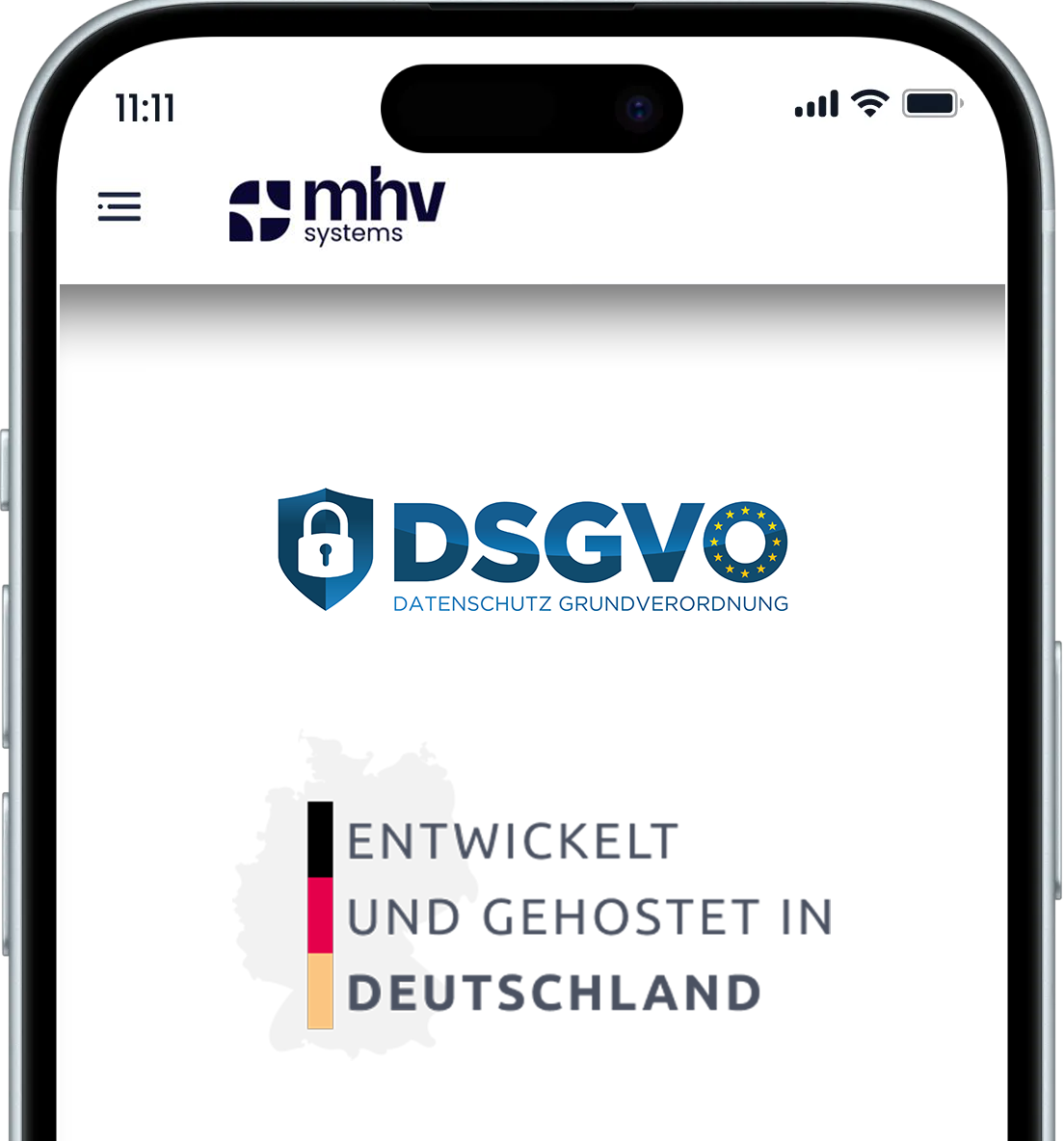 DSGVO – entwickelt & gehostet in Deutschland